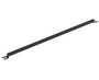 Vestil Steel Toe Board for Pipe Safety Railing - 10 Ft. Length - Black