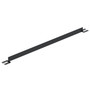 Vestil Steel Toe Board For Pipe Safety Railing - 7 Ft. Length - Black