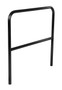 Vestil Steel Safety Railing - 4 Ft. Length - Black
