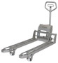 Vestil 304L Stainless Steel Hydraulic Hand Pump Pallet Jack 27 in. X - 45 in. 3,300 lb - Silver