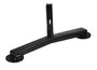 Vestil Steel Pipe Railing Barricade Base With Feet - Black
