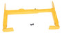 Vestil Steel Trailer Wheel Lock - 24 In. x 35 In. For Use On Dual Tires - Yellow