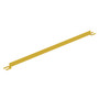 Vestil Steel Toe Board for Pipe Safety Railing - 8 Ft. Length - Yellow