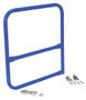 Vestil Steel Pipe Safety Railing Gate B-Shaped - 36 In. x 36 In. - Blue