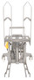 Vestil Stainless Steel DC Powered Tilt Master - 12 Volt 1,500 lb - Silver