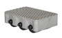 Vestil Cast Aluminum Dolly - 12-1/2 In. x 8-1/2 In. 3,000 lb - Silver