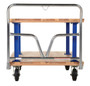 Vestil Hardwood Double Deck Platform Cart 36 In x - 72 In 1,600 lb - Tan