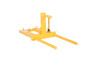 Vestil Steel Economy Drum Positioner - 55 Gallon 800 lb - Yellow