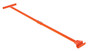 Vestil Steel Machine Roller Steering Bar Handle - 48 In. Length For Use with VHMS-8, 15, and 30 - Orange