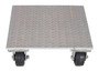 Vestil Aluminum Plate Dolly - 18 In. x 24 In. 1,200 lb - Silver