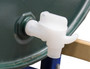 Vestil Polyethylene Drum Faucet Non-Adjustable - 3/4 In. Bung - White