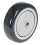 Vestil Polypropylene Wheel - 4 In. Diameter x 1-1/4 In. Width - Black/White