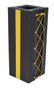 Vestil Vinyl Column Protective Pad Square - 3 Ft. x 6 In. - Black