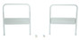 Vestil Steel Dual Handle Set For Use With TRS-XXXX-DH Models - White