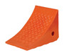 Vestil Urethane Standard Wheel Chock - 11 In. x 8 In. x 8 In. 30 Ton - Orange