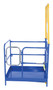 Vestil Steel Work Platform With - 84 In. Expanded Back 36 In. x 48 In. 1,000 lb - Blue