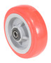Vestil Polypropylene Wheel - 6 In. Diameter x 2 In. Width - Red/White