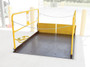 Vestil Steel Premium Truck Scissor Dock Lift 6 Ft x - 8 Ft 5,000 lb - Brown/Yellow