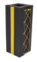 Vestil Vinyl Column Protective Pad Square - 3 Ft. x 8 In. - Black