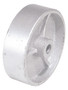 Vestil Semi Steel Wheel - 4 In. Diameter x 1-1/4 In. Width 1/2 In. Bearing - Silver