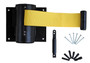 Vestil Wall Mounted Guidance Barrier - 6 Ft. Yellow Fabric Web