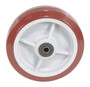 Vestil Polypropylene Wheel - 8 In. Diameter x 2 In. Width - Maroon/White