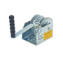 Vestil Steel Double Wall Mounted Hand Winch - 1500 lb - Silver