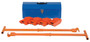 Vestil Steel Machine Roller Kit - 8,000 lb - Orange