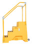 Vestil Polyethylene - 4-Step Step Stool 500 lb - Yellow