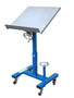Vestil Steel Mobile Tilting Work Table - 24 In. x 24 In. 300 lb - Blue