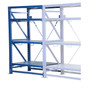 Vestil Steel Roll Out Shelving-Add On Unit - 32 In. l X 57 In. w X 80 In. h 3,000 lb - Blue