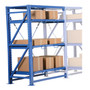 Vestil Steel Roll Out Shelving-Add On Unit - 32 In. l X 57 In. w X 80 In. h 3,000 lb - Blue