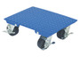 Vestil Steel Plate Dolly - 14 In. x 18 In. Swivel 1,200 lb - Blue