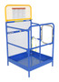 Vestil Steel Work Platform - 36 In. x 36 In. 1,000 lb - Blue