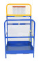 Vestil Steel Work Platform - 36 In. x 36 In. 1,000 lb - Blue
