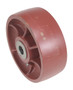 Vestil Ductile Steel Wheel - 8 In. Diameter x 3 In. Width 6000 lb - Maroon