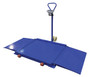 Vestil Steel Portable Diamond Plate Scale - 78 In. x 60 In. x 2 In. 3,000 lb - Blue