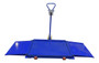 Vestil Steel Portable Diamond Plate Scale - 78 In. x 60 In. x 2 In. 3,000 lb - Blue