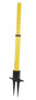 Vestil Plastic Web Barrier Stake Yellow / - Black