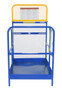 Vestil Steel Work Platform With - 2 Door Entry 36 In. x 48 In. 1,000 lb - Blue
