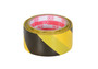 Vestil Pressure Sensitive Adhesive Stripped Floor Tape - 82 Ft. Length x 2 In. Wide Black / - Yellow