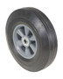Vestil Hard Rubber Wheel - 10 In. Diameter x 2-1/2 In. Width 400 lb - Black