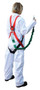Vestil Nylon X-Large Work Platform Harness with Lanyard - Red