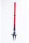 Vestil Plastic Web Barrier Stake - 42 In. Red / - Black