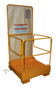 Vestil Steel Fold Down Steel Work Platform With - 84 In. Expanded Back 37 In. x 37 In. 600 lb - Yellow