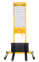 Vestil Steel Stacker with Adjustable Manual Hand Winch - 770 lb Black / - Yellow