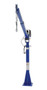 Vestil Steel AC Powered Jib Crane CSA Compliant - 4-7 Ft. Boom 2,000 lb - Blue