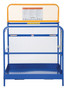 Vestil Steel Work Platform - 48 In. x 48 In. 1,000 lb - Blue