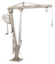 Vestil Stainless Steel Winch Truck Jib Crane - 52 In. Reach 1,000 lb Extended - Silver