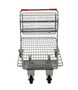 Vestil Steel Nestable Wire Cart - 59 In. x 28 In. x 36 In. 275 lb - Silver